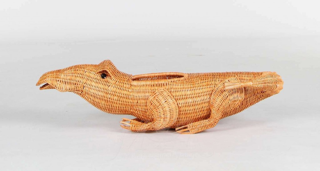 Декоративный элемент - цветочница (Крокодил) С-01