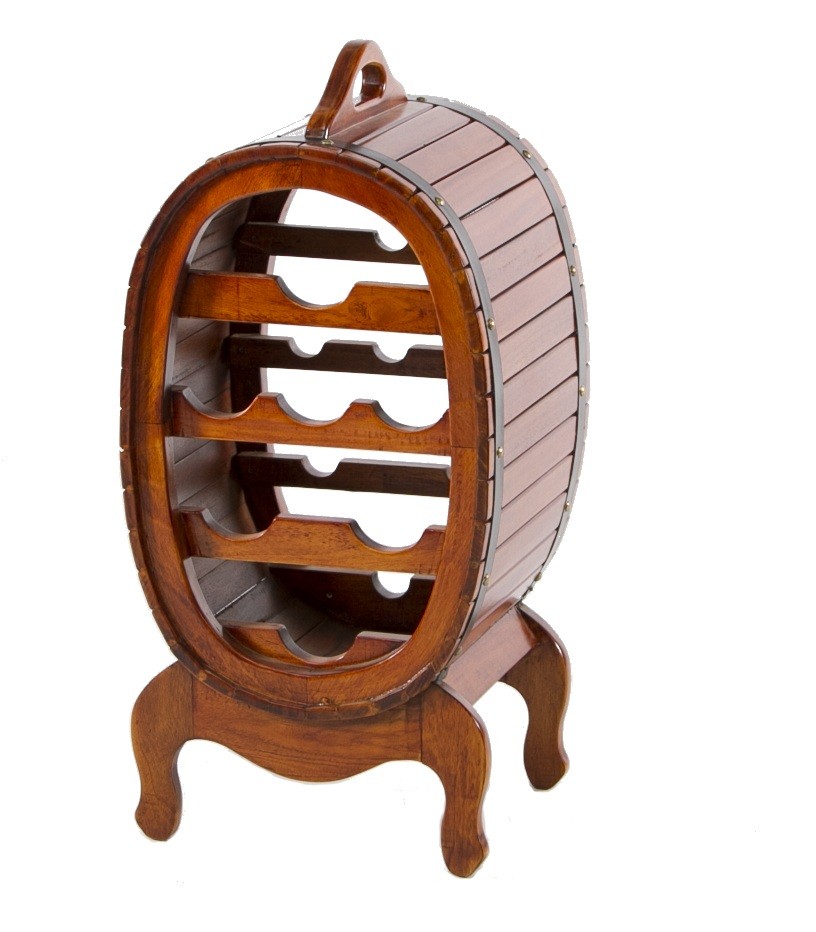 Винная стойка MK-WN04 цвет: Итал.орех. William wine cabinet. NBA Pecan M