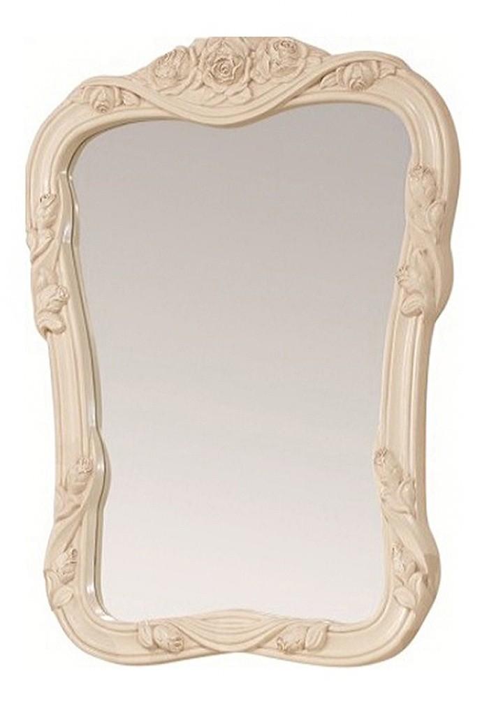 Зеркало  Милано, MIRROR, цвет: Слоновая кость из массива гевеи