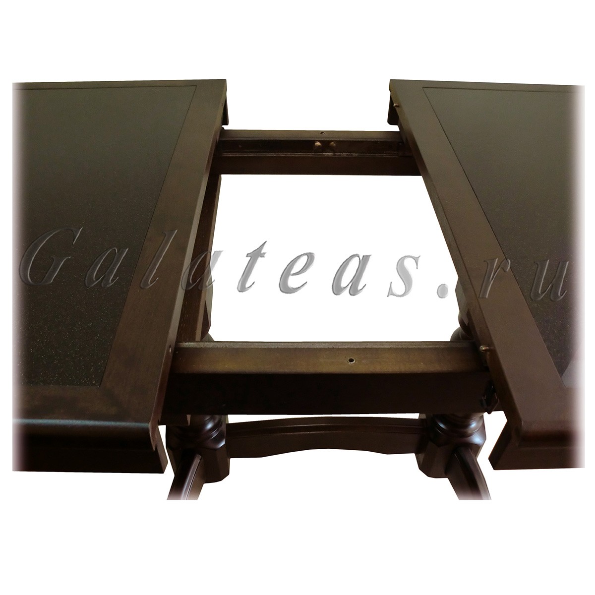 Стол со стеклом на 2-х ножках