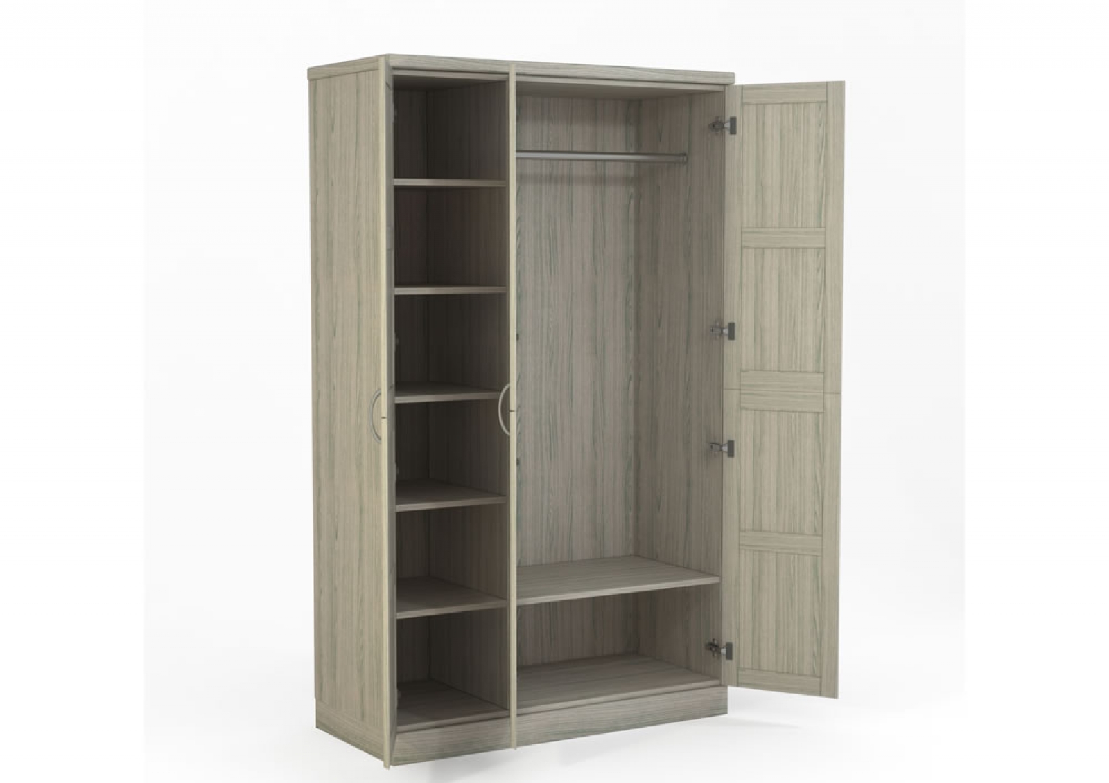 Шкаф Варна 3ств ясень Беленый дуб наполнение