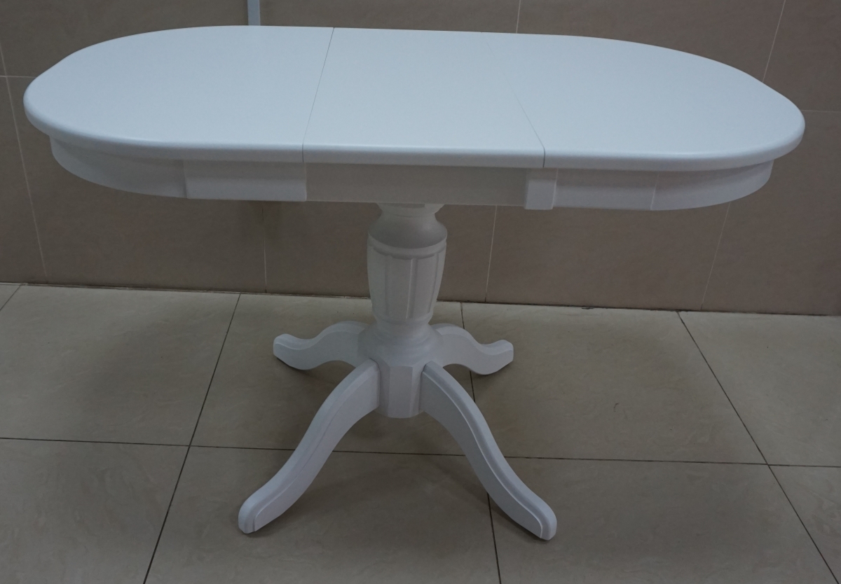 Белый стол с ножкой кубок