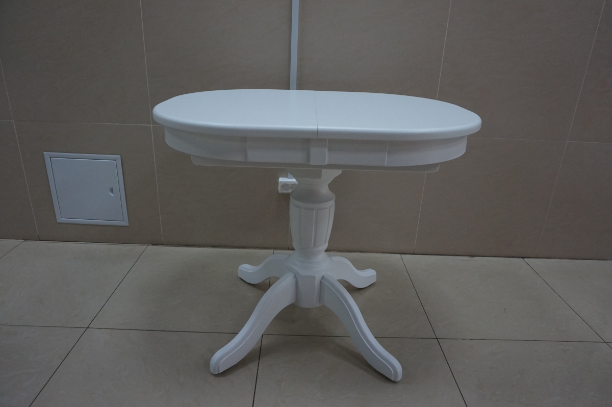 Белый стол с ножкой кубок