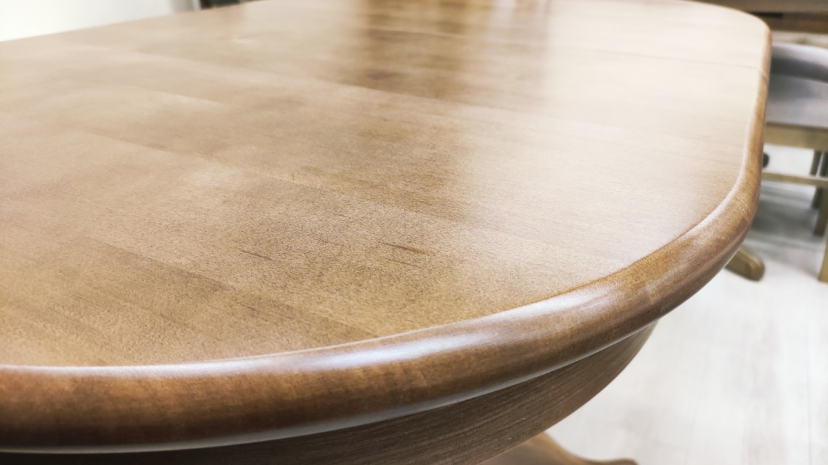 Столешница из березы в цвете Орех