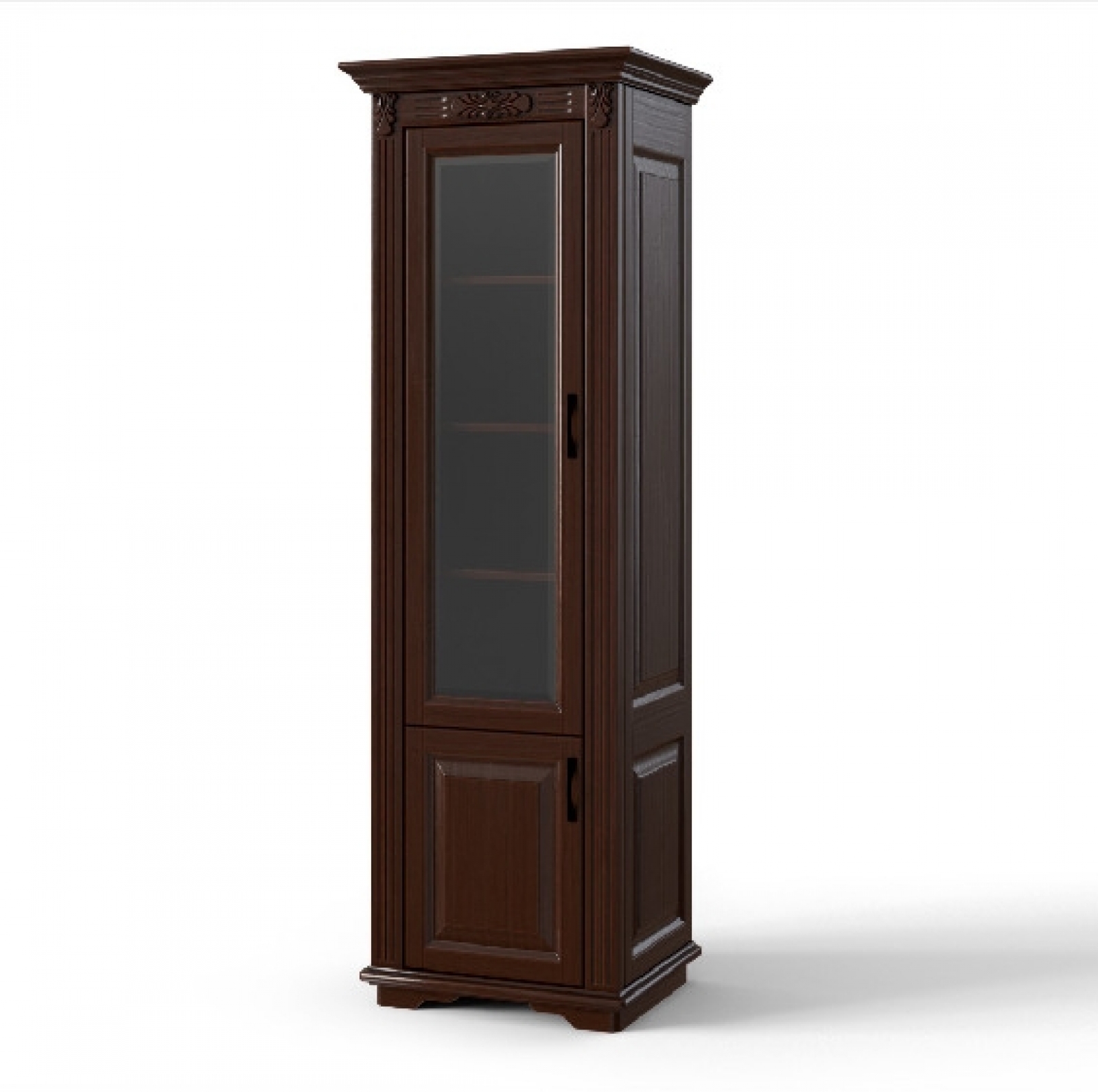 Шкаф для книг Палермо 1ств ясень Каштан