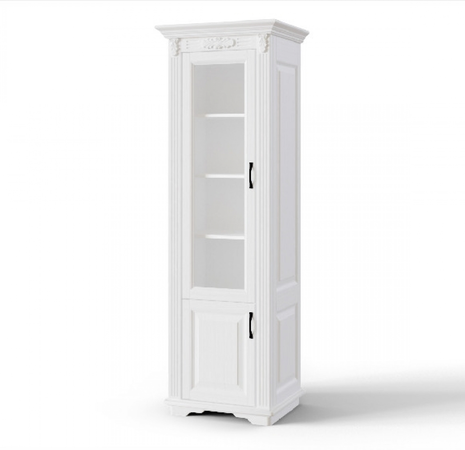 Шкаф для книг Палермо 1ств ясень Белый