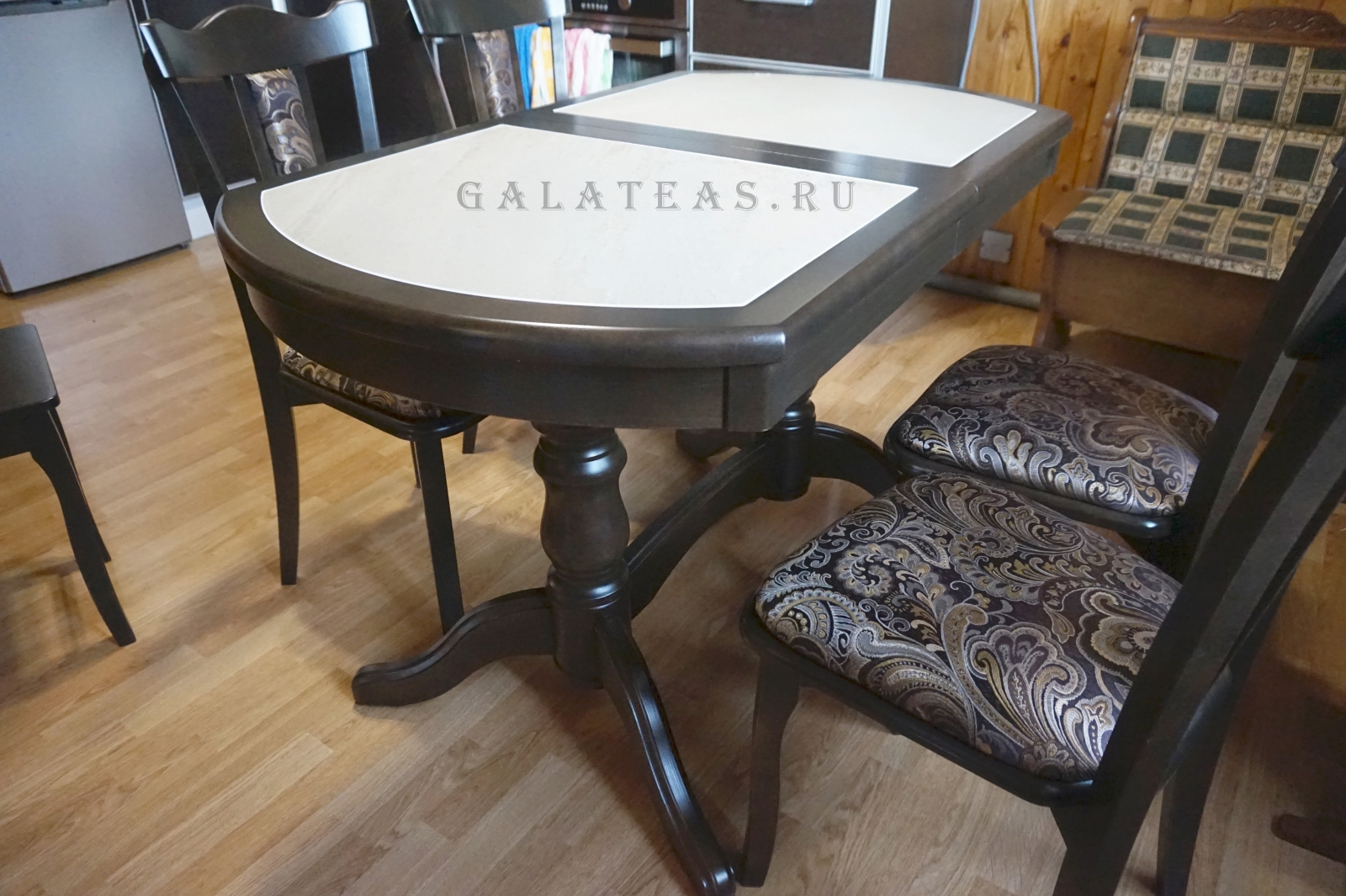 Обеденная группа Алиготе 2 в цвете венге