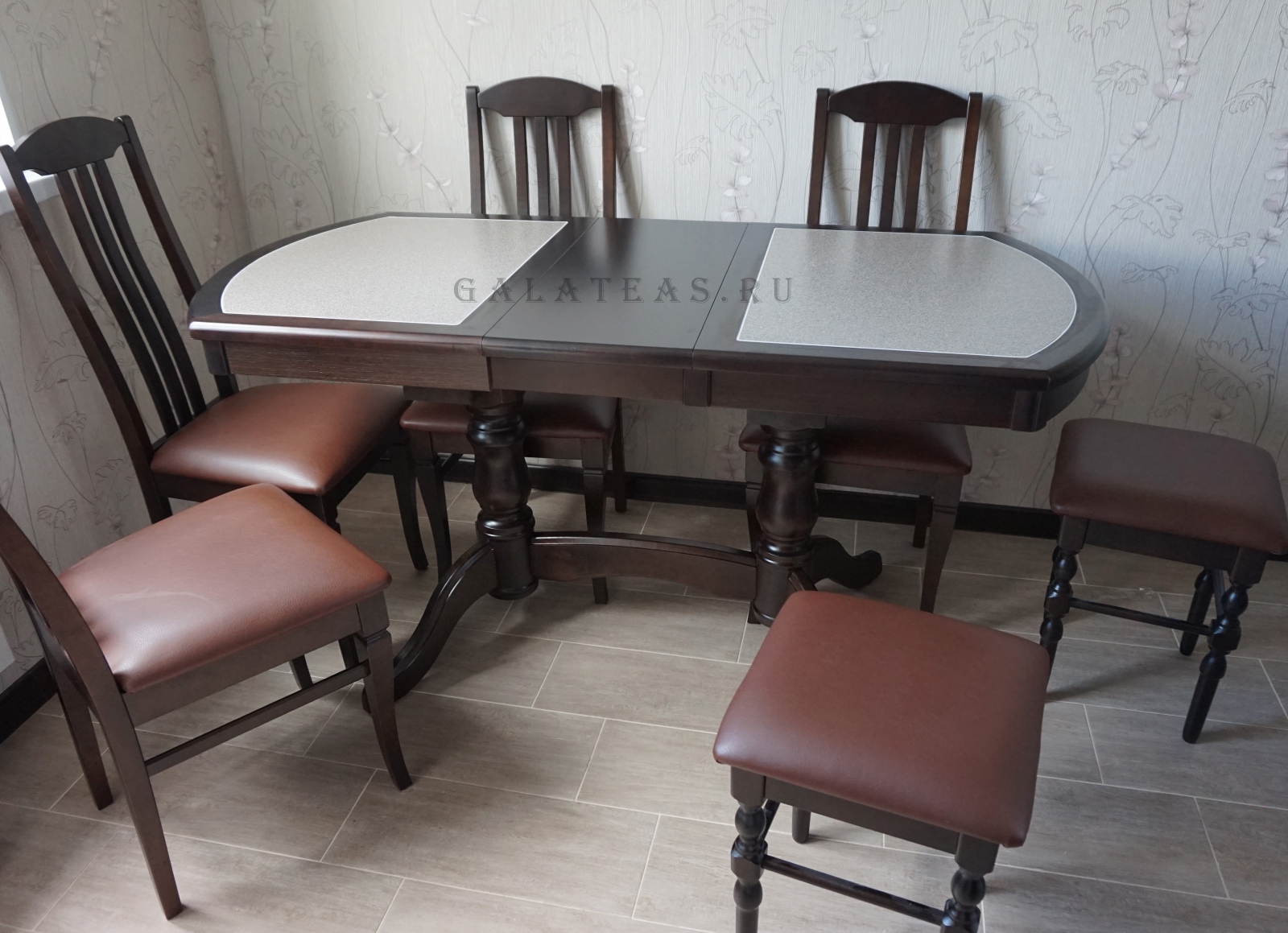 Обеденная группа Алиготе 2 из дерева