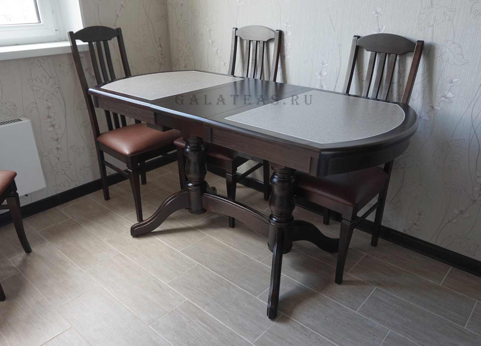 Обеденная группа Алиготе 2 с табуретами