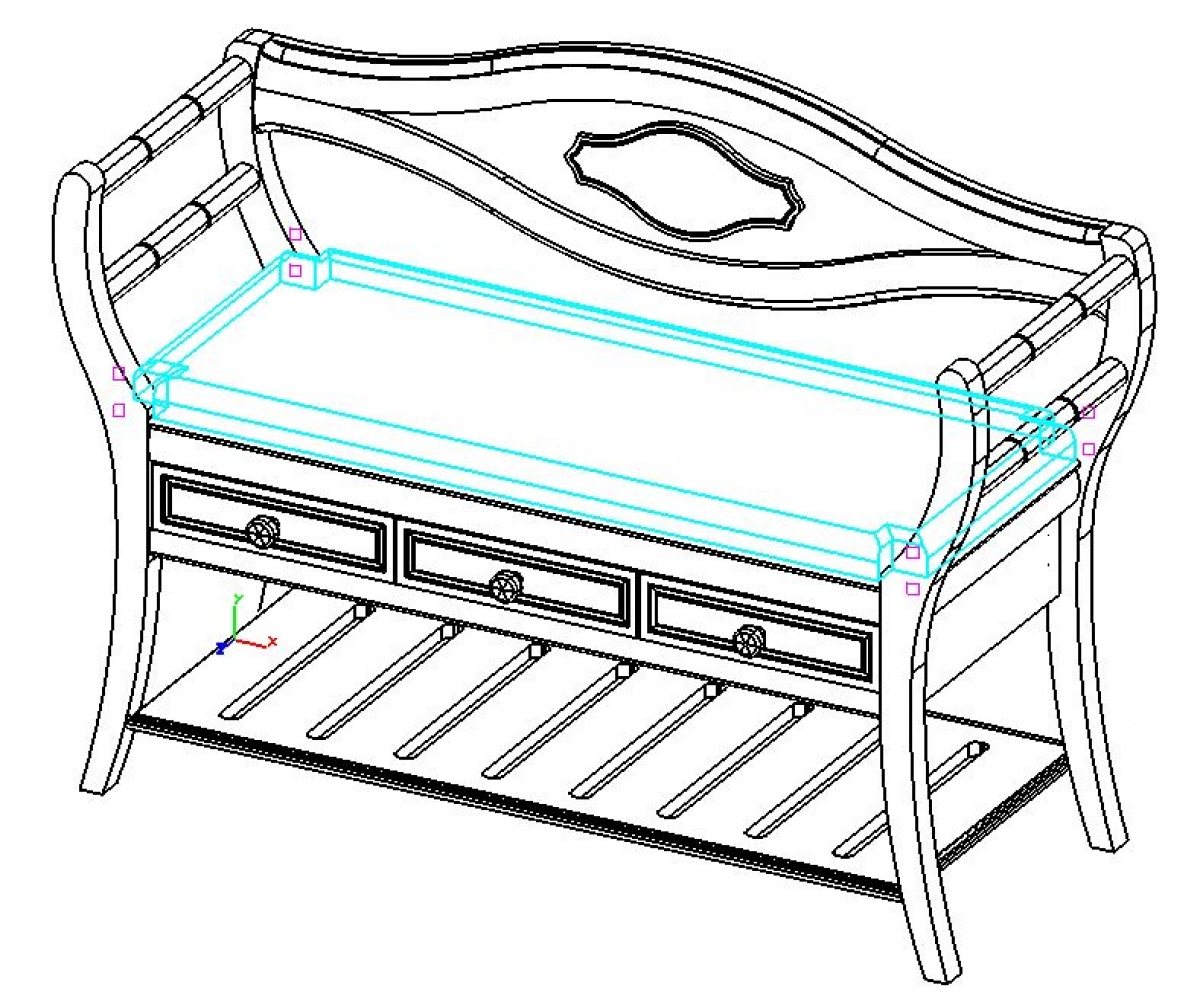 Размеры сиденья банкетки арт.124